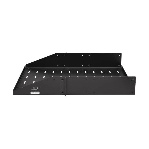 Tripp Lite SRSHELF2PUNIV SmartRack Universal-Mount Steel Rack Shelf - 2U, Vented, 21.7 in. Deep, Holds up to 100 lb. (45 kg)