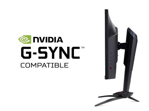 Acer Predator XB273GXbmiiprzx 27 inch FHD Gaming Monitor (IPS Panel, G-SYNC Compatible, 240Hz, 1ms, HDR 400, Height Adjustable Stand, DP, HDMI, USB Hub, Black)