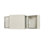 Tripp Lite SRN4G12USDP SmartRack Industrial Enclosure with Lock - NEMA 4, Wall Mount, Metal Construction, Hinged Back, 32 in. Depth, 12U, Gray