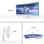 Philips Evnia 5000 34M2C5501A/00 computer monitor 86.4 cm (34") 3440 x 1440 pixels Wide Quad HD LCD White