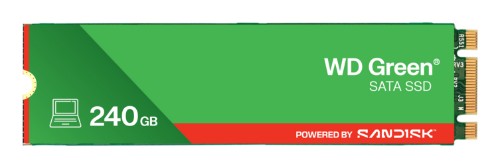 Western Digital Green WD ™ SATA SSD M.2 2280 POWERED BY SANDISK 240 GB