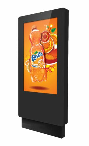 Allsee Technologies OT65E4 Signage Display Kiosk design 165.1 cm (65") Wi-Fi 2500 cd/m² Full HD Black Built-in processor Android 5.1.1 24/7