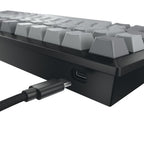 CHERRY KW 300W MX keyboard Home USB + Bluetooth AZERTY French Black, Copper, Grey