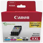 Canon 1998C006/CLI-581XXL Ink cartridge multi pack Bk,C,M,Y extra High-Capacity Blister with security Pack=4 for Canon Pixma TS 6150/8150