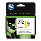 HP 3ED79A/712 Ink cartridge yellow multi pack 29ml Pack=3 for HP DesignJet T 200