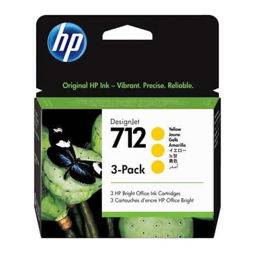 HP 3ED79A/712 Ink cartridge yellow multi pack 29ml Pack=3 for HP DesignJet T 200