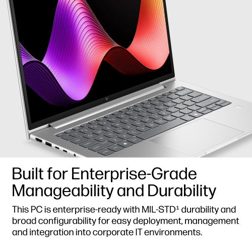 HP E37N4EA laptop 35.6 cm (14") Touchscreen WUXGA 16 GB LPDDR5x-SDRAM 512 GB SSD Wi-Fi 7 (802.11be) Windows 11 Pro AI PC Silver