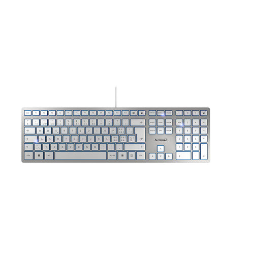 CHERRY KC 6000 SLIM keyboard USB Silver