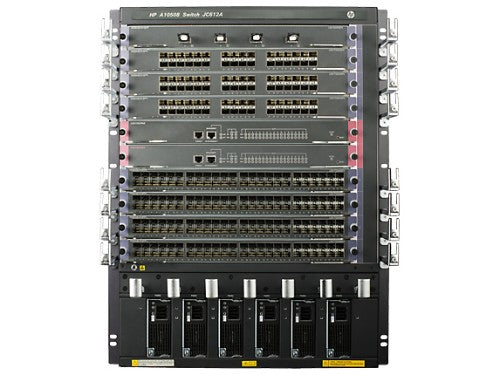 HPE JC612A network equipment chassis 14U Black
