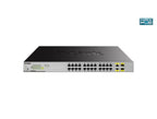 D-Link 24-Port Desktop Gigabit Unmanaged PoE Switch with 2 x 100/1000Mbps Combo Ports