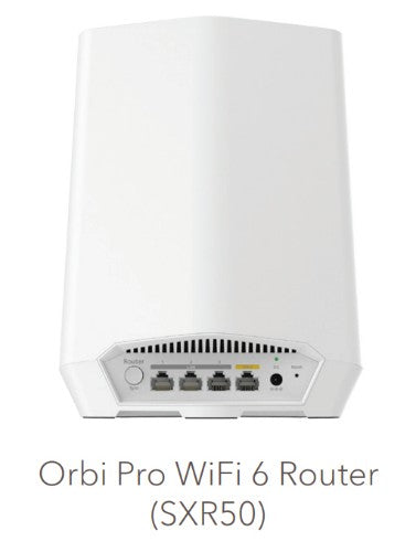 NETGEAR Orbi Pro WiFi 6 AX5400 Tri-band Mesh System router