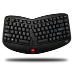Adesso Tru-Form Media 3150 - 2.4 GHz Wireless Ergo Trackball Keyboard