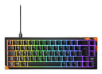 CHERRY K5 PRO TMR COMPACT keyboard Gaming USB AZERTY French Black, Orange