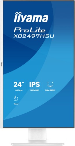 iiyama ProLite XB2497HSU-W1 computer monitor 60.5 cm (23.8") 1920 x 1080 pixels Full HD LED White