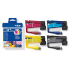 Brother LC-527VAL Ink cartridge multi pack Bk,C,M,Y 1200pg + 3x900 pg Pack=4 for Brother MFC-J 4350/6560/6975
