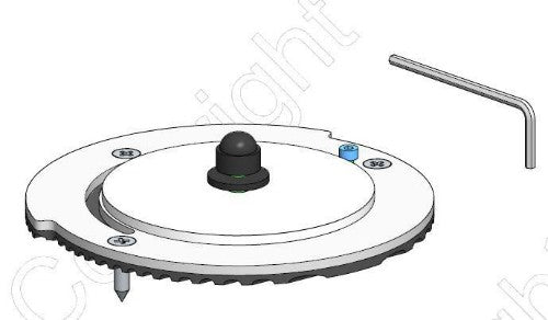 Ergonomic Solutions TabPOS Tablet & mPOS C-Frame rotation base add on for all sizes