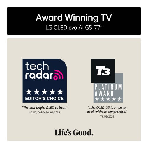 LG OLED77G54LW.AEK TV 195.6 cm (77") 4K Ultra HD Smart TV Wi-Fi Metallic