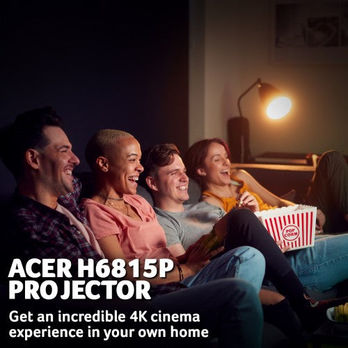 Acer H6815P DLP Projector, 4K Ultra HD (3840×2160), 4000 ANSI Lumens