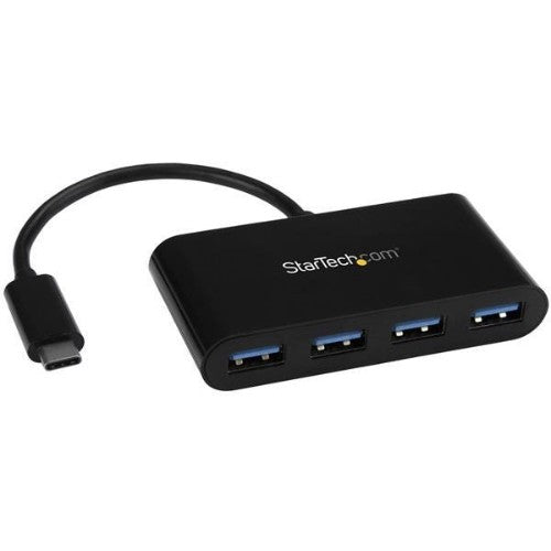 StarTech.com 4-Port USB-C Hub - USB-C to 4x USB-A - USB 3.0 Hub - 5Gbps - Bus Powered