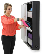 Ergotron DM12-1006-3 portable device management cart/cabinet Portable device management cabinet Black, Silver