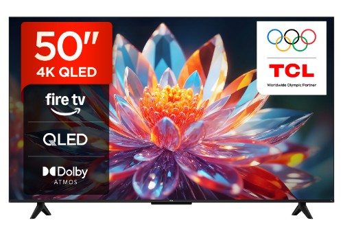 TCL T6C -UK 50 inch QLED 4K HDR 10+ Dolby Vision & Atmos Smart Fire TV