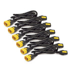 APC Power Cord Kit (6 ea), Locking, C13 TO C14, 0.6m, Red