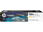 HP L0R11A/981X Ink cartridge yellow, 10K pages ISO/IEC 19798 114ml for HP PageWide E 58650/556