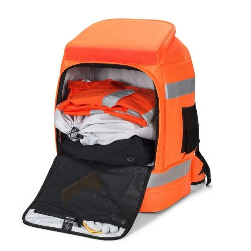 DICOTA Hi-Vis backpack Orange Polyethylene terephthalate (PET), Thermoplastic polyurethane (TPU)