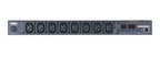 ATEN 1U 10A 8 Outlet Switched Bank Metered PDU + Free Eco PDU Manager Software