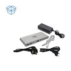 Tripp Lite U442-DOCK4-INT USB-C Dock, Triple Display - 4K HDMI/DisplayPort, VGA, USB 3.x (5Gbps), USB-A/C Hub Ports, GbE, 100W PD Charging, EU/UK Power Supply