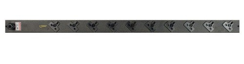 Vertiv EGVHVAB102-102UKRPS6-IP44 power distribution unit (PDU) 10 AC outlet(s) Black