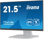 iiyama ProLite 21.5” PCAP 10pt touchscreen monitor featuring IPS panel technology, Edge-to-Edge glass design and anti fingerprint coating