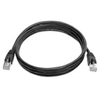 Tripp Lite N262-006-BK Cat6a 10G Snagless Shielded STP Ethernet Cable (RJ45 M/M), PoE, Black, 6 ft. (1.83 m)