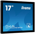 iiyama TF1734MC-B7X computer monitor 43.2 cm (17") 1280 x 1024 pixels SXGA LED Touchscreen Black