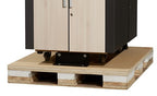 APC NetShelter CX 24U Freestanding rack Grey, Oak