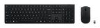 Lenovo 4X31R64325 keyboard Mouse included Office RF Wireless + Bluetooth French Black