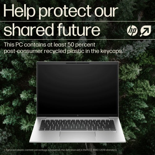 HP EliteBook G10 Intel® Core™ i5 i5-1335U Laptop 35.6 cm (14") WUXGA 8 GB DDR5-SDRAM 256 GB SSD Wi-Fi 6E (802.11ax) Windows 11 Pro Silver
