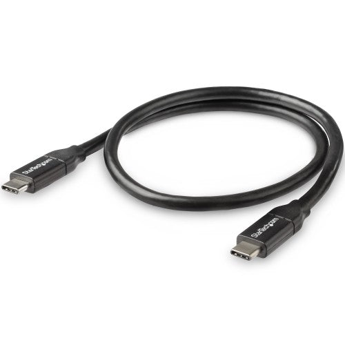 StarTech.com 1.6ft (50cm) USB-C Fast Charging Cable, Charge & Sync, 100W (5A) PD, USB 2.0, USB-IF Certified - USB C Charging Cord