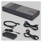 StarTech.com Thunderbolt 5 Universal Docking Station for Mac & Windows with Quad Monitors, 140W Power Delivery, 120Gbps Bandwidth Boost, 2.5Gb Ethernet, USB-C & USB-A Ports