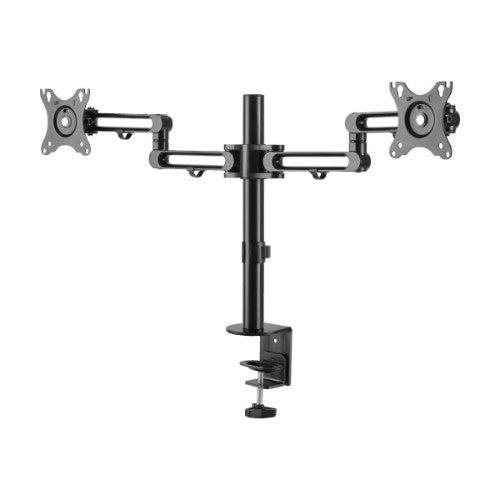 Tripp Lite DDR1327SDFC-1 Dual-Monitor Flex-Arm Desktop Clamp for 13” to 27” Displays