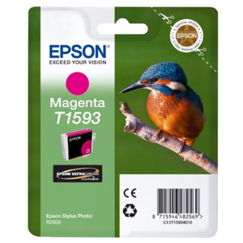 Epson C13T15934010/T1593 Ink cartridge magenta 17ml for Epson Stylus Photo R 2000