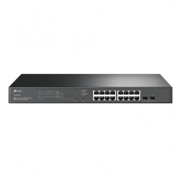 TP-Link JetStream 18-Port Gigabit Smart Switch with 16-Port PoE+