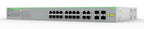 Allied Telesis iGS950/20PS Managed L2 Gigabit Ethernet (10/100/1000) Power over Ethernet (PoE) Desktop/Wall-Mounting Silver