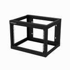 StarTech.com 2-Post 6U Heavy-Duty Wall-Mount Network Rack, 19" Open Frame Server Rack, 18" Deep, Wall Mount Data Rack for IT / AV / Patch Panel / Computer Equipment - Cage Nuts & Screws Included