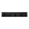 Synology RackStation RS1219+ NAS/storage server Rack (2U) Intel Atom® C2538 2 GB DDR3 0 TB DiskStation Manager Black
