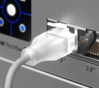 Ubiquiti UACC-Cable-Patch-EL-1M-W networking cable Translucent, White Cat6