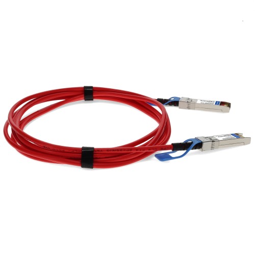 AddOn Networks Cisco Compatible TAA Compliant 25GBase-CU SFP28 Direct Attach Cable (Passive Twinax, 1m, Red)