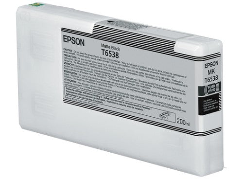 Epson C13T65380N/T6538 Ink cartridge black matt 200ml for Epson Stylus Pro 4900