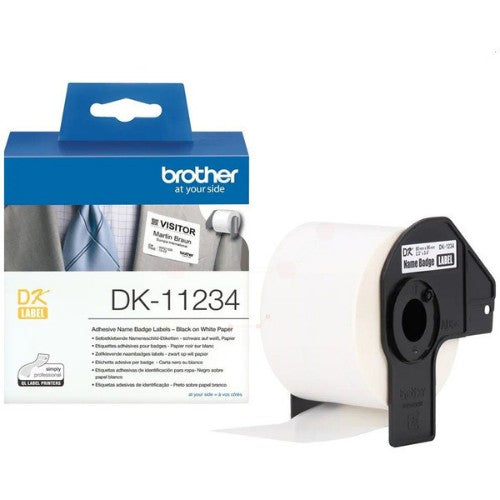 Brother DK-11234 DirectLabel Etikettes white 60mm x 86m 260 pcs for Brother P-Touch QL/700/800/QL 12-102mm/QL 12-103.6mm