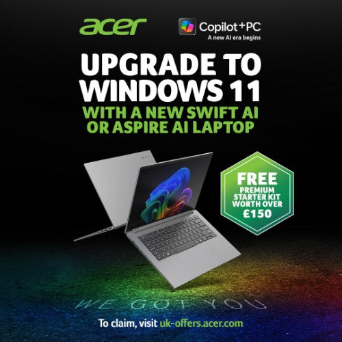 Acer Swift 14 AI Copilot+ PC (SF14-51) - Intel Core Ultra 5 CPU, 16GB, 1TB, 14" 2.8K OLED display, Windows 11